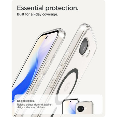 Spigen Google Pixel 10a Skal Ultra Hybrid MagFit Clear Graphite