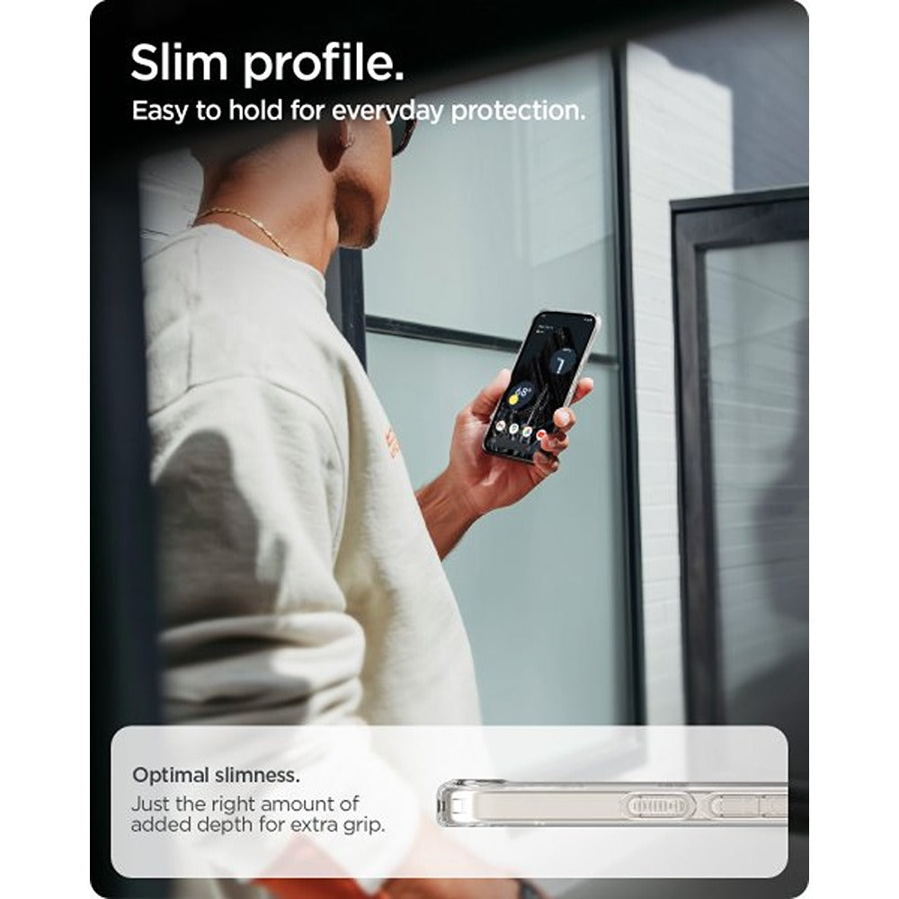 Spigen Google Pixel 10a Skal Ultra Hybrid MagFit Clear Graphite