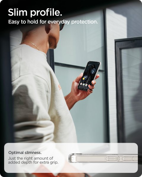 Spigen Google Pixel 10a Skal Ultra Hybrid MagFit Clear White