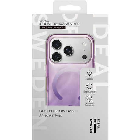 Ideal of Sweden iPhone 13/14/15/16e/17e Skal Clear Case MagSafe Amethyst Mist