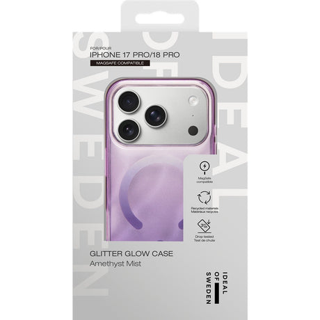 Ideal of Sweden iPhone 17 Pro/iPhone 18 Pro Skal Clear Case MagSafe Amethyst Mist
