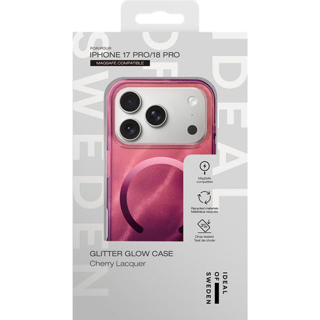 Ideal of Sweden iPhone 17 Pro/iPhone 18 Pro Skal Clear Case MagSafe Cherry Lacquer