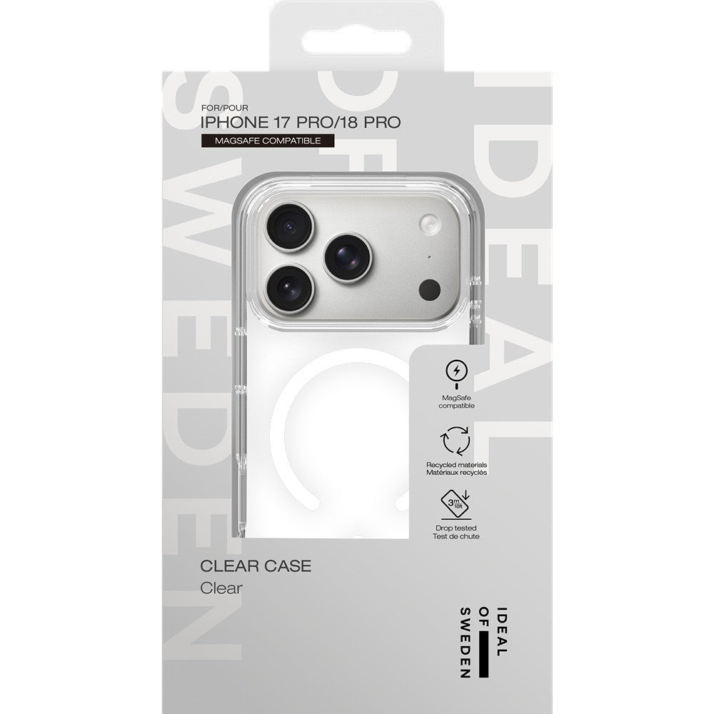 Ideal of Sweden iPhone 17 Pro/iPhone 18 Pro Skal Clear Case MagSafe Transparent