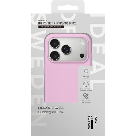 Ideal of Sweden iPhone 17 Pro/iPhone 18 Pro Skal Silicone Case MagSafe Bubblegum Pink