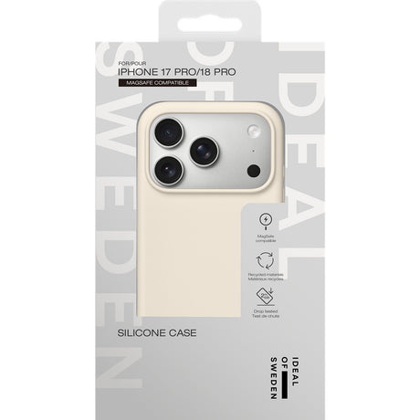 Ideal of Sweden iPhone 17 Pro/iPhone 18 Pro Skal Silicone Case MagSafe Cloud Dancer