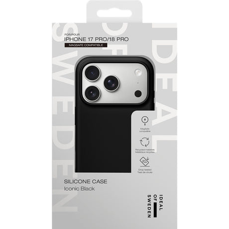 Ideal of Sweden iPhone 17 Pro/iPhone 18 Pro Skal Silicone Case MagSafe Iconic Black