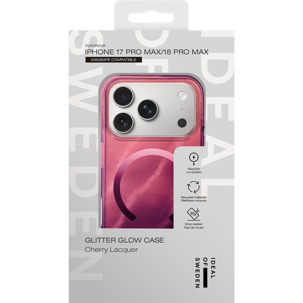 Ideal of Sweden iPhone 17 Pro Max/iPhone 18 Pro Max Skal Clear Case MagSafe Cherry Lacquer