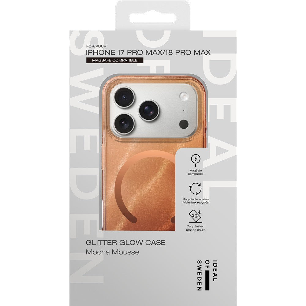 Ideal of Sweden iPhone 17 Pro Max/iPhone 18 Pro Max Skal Clear Case MagSafe Mocha Mousse