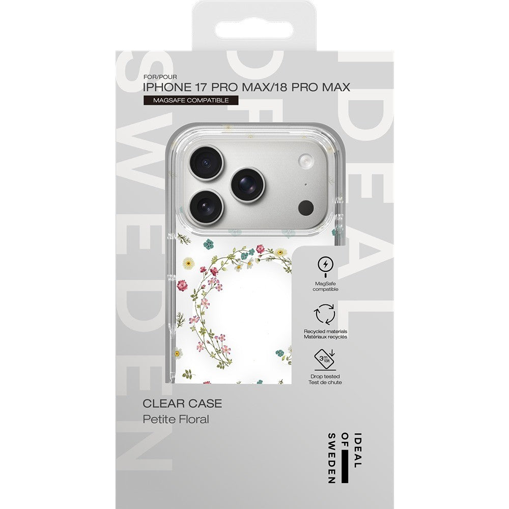 Ideal of Sweden iPhone 17 Pro Max/iPhone 18 Pro Max Skal Clear Case MagSafe Petite Floral