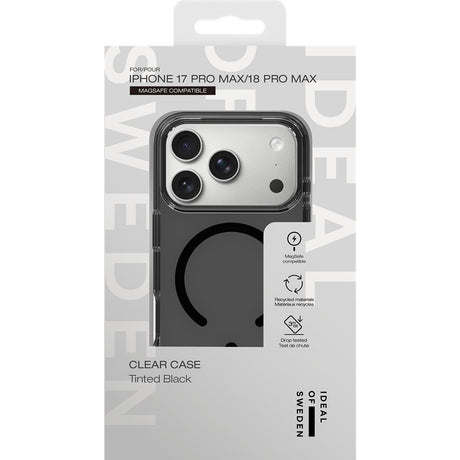 Ideal of Sweden iPhone 17 Pro Max/iPhone 18 Pro Max Skal Clear Case MagSafe Tinted Black