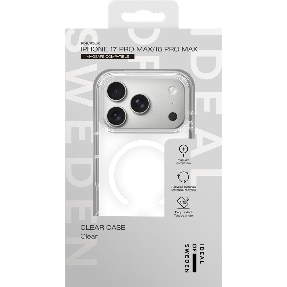 Ideal of Sweden iPhone 17 Pro Max/iPhone 18 Pro Max Skal Clear Case MagSafe Transparent