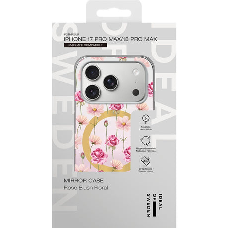 Ideal of Sweden iPhone 17 Pro Max/iPhone 18 Pro Max Skal Mirror Case MagSafe Rose Blush Floral