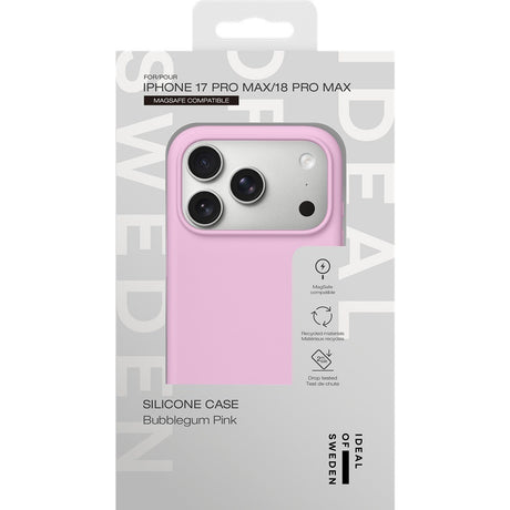 Ideal of Sweden iPhone 17 Pro Max/iPhone 18 Pro Max Skal Silicone Case MagSafe Bubblegum Pink