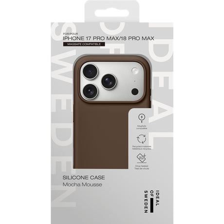 Ideal of Sweden iPhone 17 Pro Max/iPhone 18 Pro Max Skal Silicone Case MagSafe Mocha Mousse