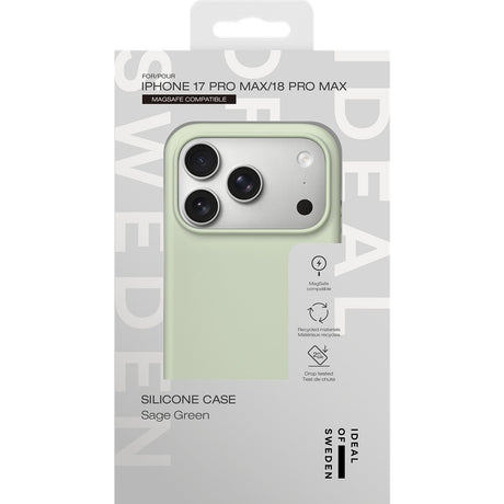 Ideal of Sweden iPhone 17 Pro Max/iPhone 18 Pro Max Skal Silicone Case MagSafe Sage Green