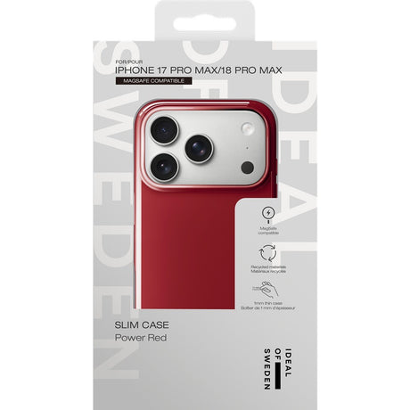 Ideal of Sweden iPhone 17 Pro Max/iPhone 18 Pro Max Skal Slim Case MagSafe Power Red