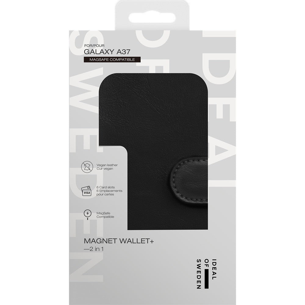 Ideal of Sweden Samsung Galaxy A37 Fodral Magnet Wallet+ MagSafe Svart