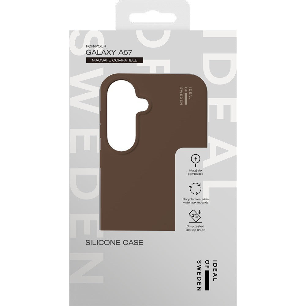 Ideal of Sweden Samsung Galaxy A57 Skal Silicone Case MagSafe Mocha Mousse