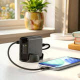Satechi ChargeView 140W Skrivbordsladdare Space Black