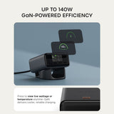 Satechi ChargeView 140W Skrivbordsladdare Space Black