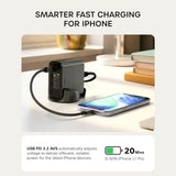 Satechi ChargeView 140W Skrivbordsladdare Space Black