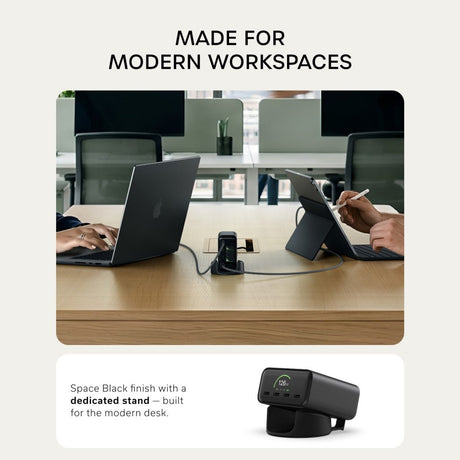 Satechi ChargeView 140W Skrivbordsladdare Space Black