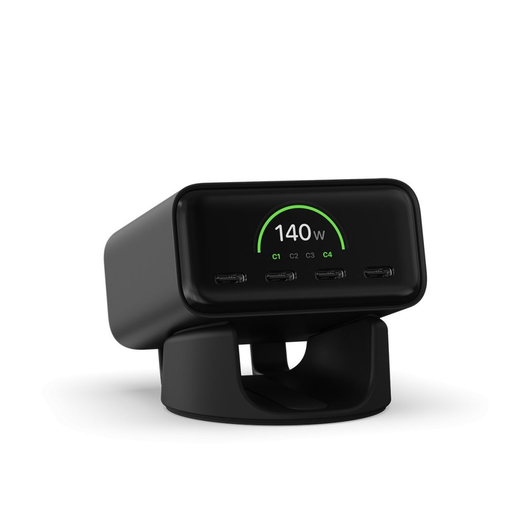 Satechi ChargeView 140W Skrivbordsladdare Space Black