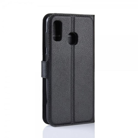 Samsung Galaxy A20E Fodral Litchi Svart