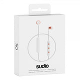 Sudio Tio Trådlösa Hörlurar In-Ear Vävd Kabel Vit