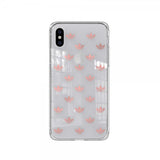 Adidas iPhone X/Xs Skal OR Snap Case Entry SS19 Klar Roseguld