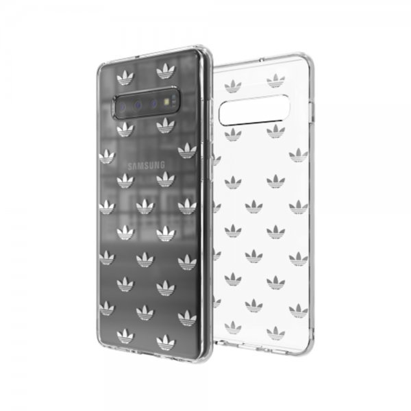 Adidas Samsung Galaxy S10 Plus Skal OR Snap Case Entry SS19 Klar Silver