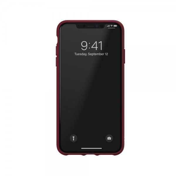 Adidas iPhone Xs Max Skal OR 3-Stripes Snap Case Suede SS19 Röd