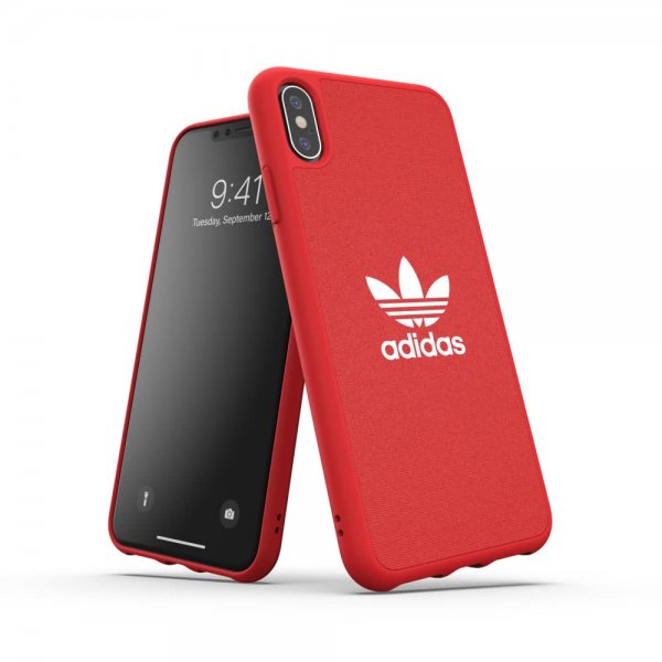 Adidas iPhone Xs Max Skal OR Moulded Case Canvas FW19 Scarlet
