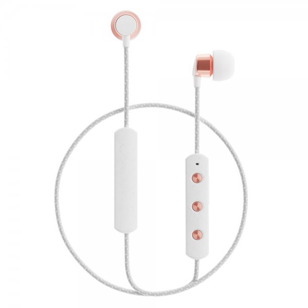 Sudio Tio Trådlösa Hörlurar In-Ear Vävd Kabel Vit