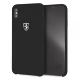 Ferrari iPhone Xs Max Skal Sillikon Ferrari Logo Svart