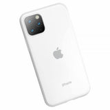 Baseus iPhone 11 Pro Max Skal Jelly Liquid Silica Gel Vit