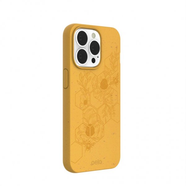 Pela iPhone 13 Pro Skal Classic Honey Hive Edition