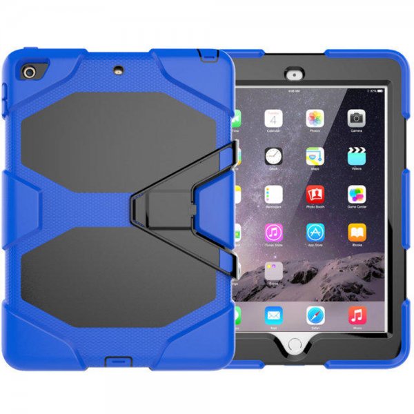 iPad 10.2 (gen 7/8/9) Skal Heavy Duty Armor Blå