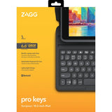 ZAGG iPad 10.2 (gen 7/8/9) Fodral med Tangentbord Pro Keys Svart Nordic Grå