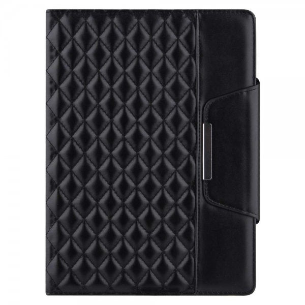 iPad 10.2 (gen 7/8/9) Fodral Rombmönster Svart