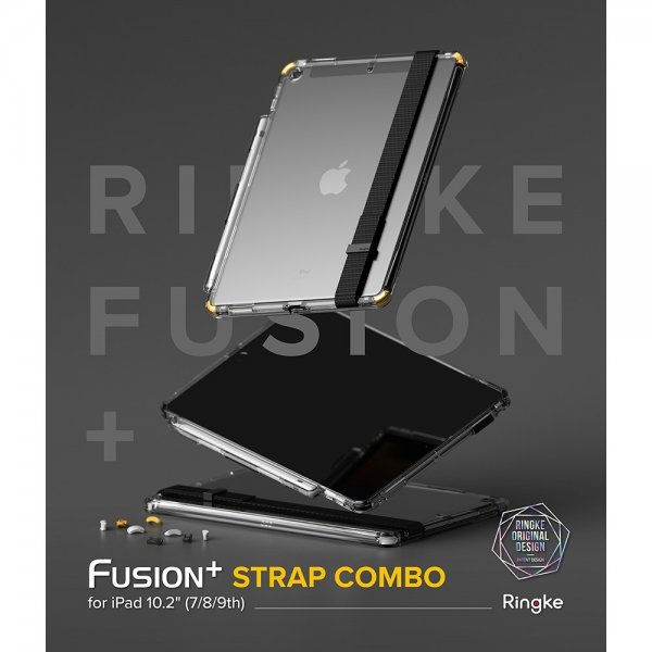 Ringke iPad 10.2 (gen 7/8/9) Skal Fusion+ Strap Combo Gul