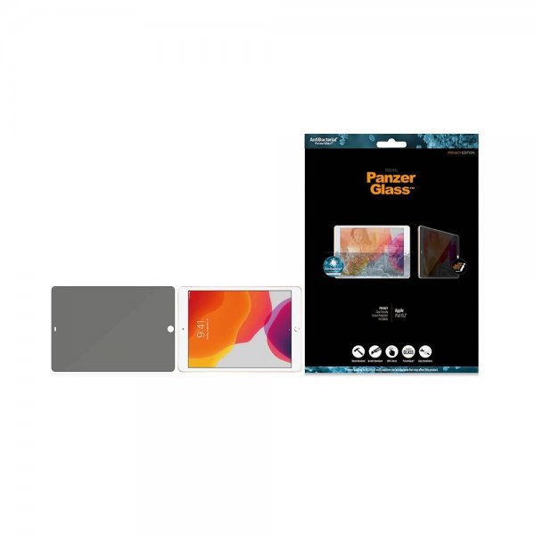 PanzerGlass iPad 10.2 (gen 7/8/9) Skärmskydd Edge-to-Edge Case Friendly Privacy