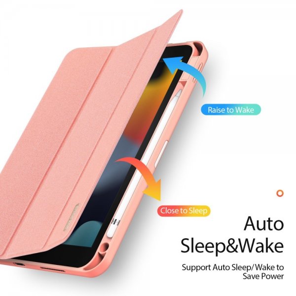 Dux Ducis iPad 10.9 (gen 10)/iPad 11 (A16) Fodral DOMO Series Rosa