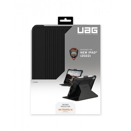 Urban Armor Gear (UAG) iPad 10.9 (gen 10)/iPad 11 (A16) Fodral Metropolis Svart