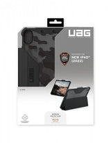 Urban Armor Gear (UAG) iPad 10.9 (gen 10)/iPad 11 (A16) Fodral Plyo Folio Midnight Camo