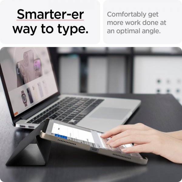 Spigen iPad 10.9 (gen 10)/iPad 11 (A16) Fodral Smart Fold Svart