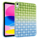 iPad 10.9 (gen 10)/iPad 11 (A16) Skal Braided Grön Blå