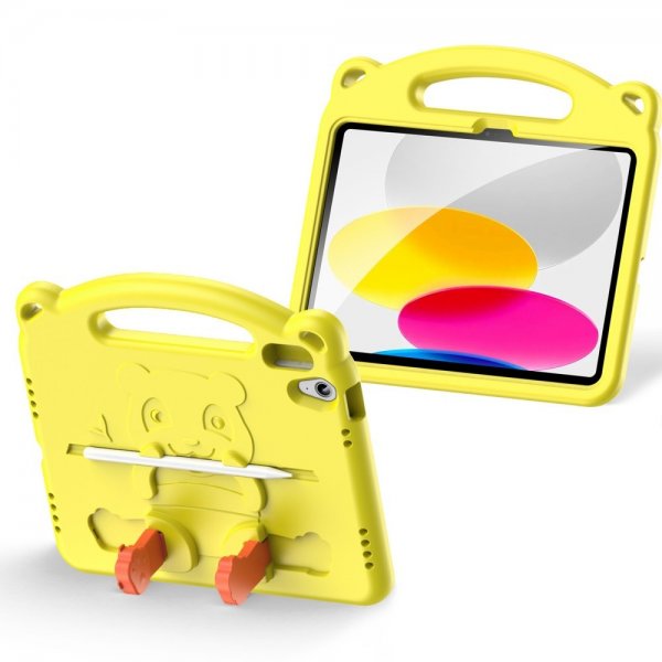 Dux Ducis iPad 10.9 (gen 10)/iPad 11 (A16) Skal Panda Gul