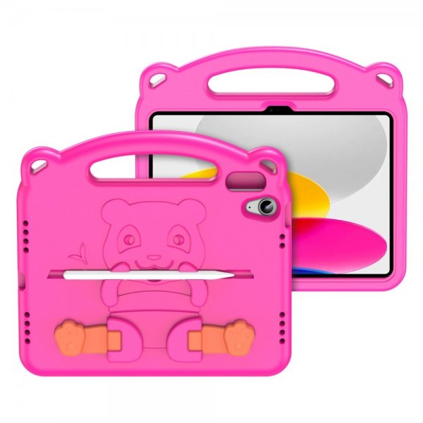 Dux Ducis iPad 10.9 (gen 10)/iPad 11 (A16) Skal Panda Magenta