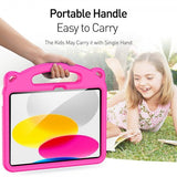 Dux Ducis iPad 10.9 (gen 10)/iPad 11 (A16) Skal Panda Magenta